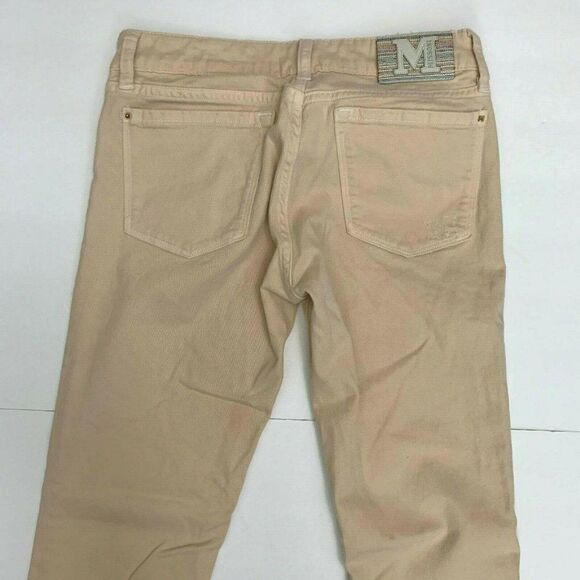 Missoni Denim Skinny Ankle Jeans 27 Peach Pink Low Rise 5 Pocket - Picture 6 of 8